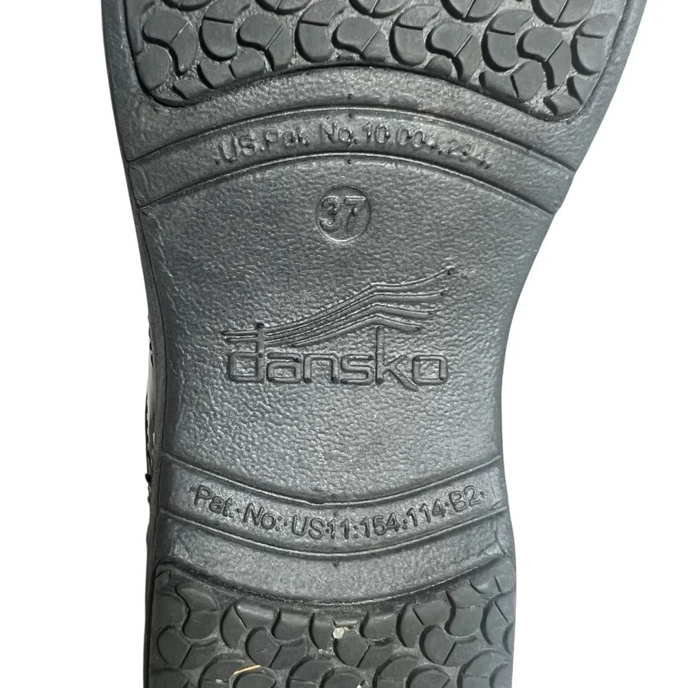 Dansko XP 2.0 Professional Clogs US 6.5 EU 37 Black Leather Comfort Slip On Shoe - Picture 7 of 9